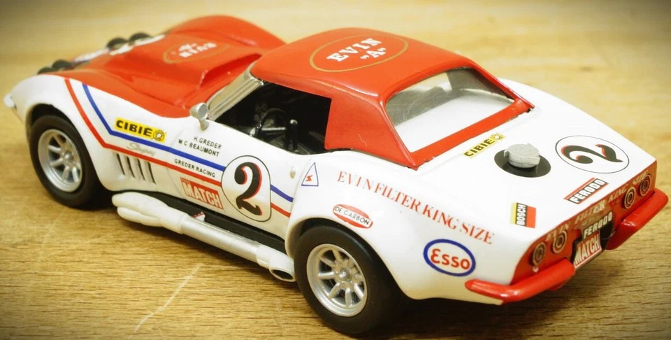 1:43 Coche de Carreras Vitesse - Chevrolet Corvette N° 2 Le Mans 1971" Gardi / - Imagen 4 de 4