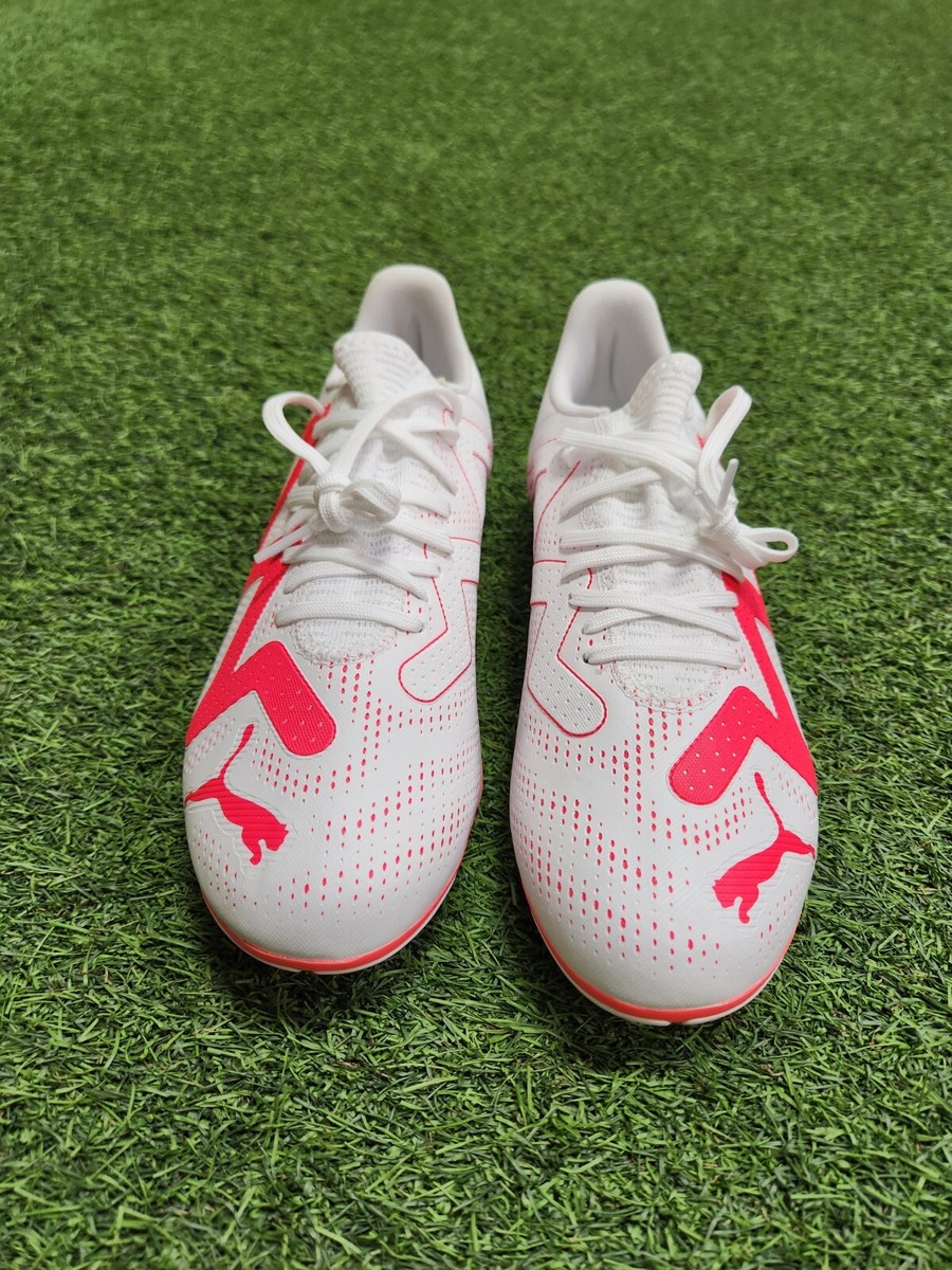 Puma サッカーシューズ ホワイト/ピンク FG26センチ Puma Future Play Fg Men's Soccer Shoes Puma White-Fire Orchid | eBay
