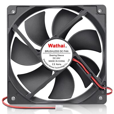 120x120x25mm 120mm 24v Case Fan Pc Cooling Dc Brushless Motor Fan High Airflow