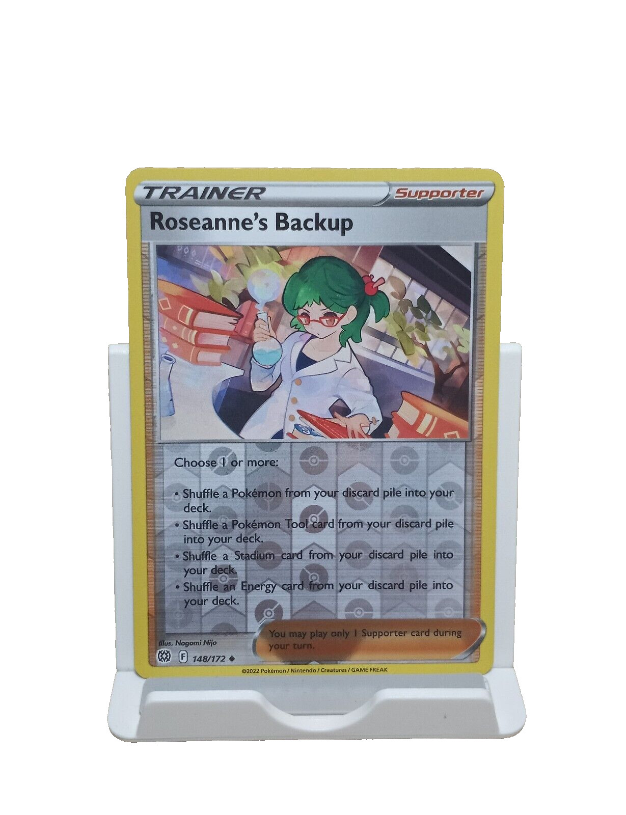Roseanne's Backup 148/172 Reverse Holo Brilliant Stars Pokemon Card