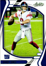 2021 Panini Absolute Daniel Jones Green New York Giants #22       