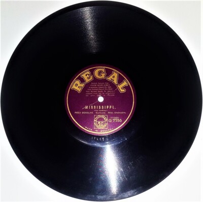 Fred Douglas - Mississippi - G 7755 - 10'' Shellac Record - G