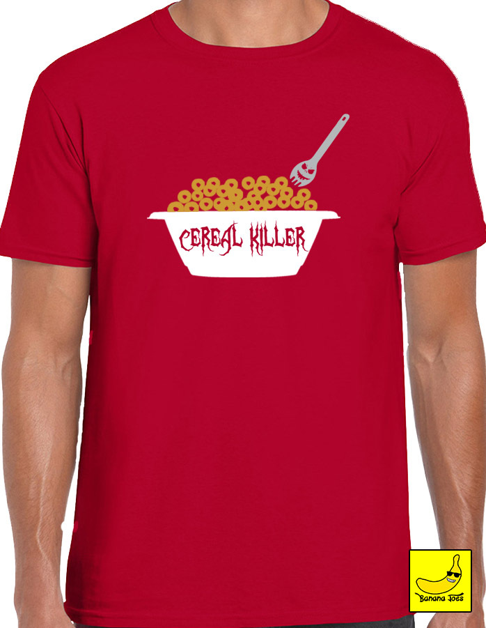 Cereal Killer Novelty Funny Food TShirt Breakfast Gift Perfect Gift