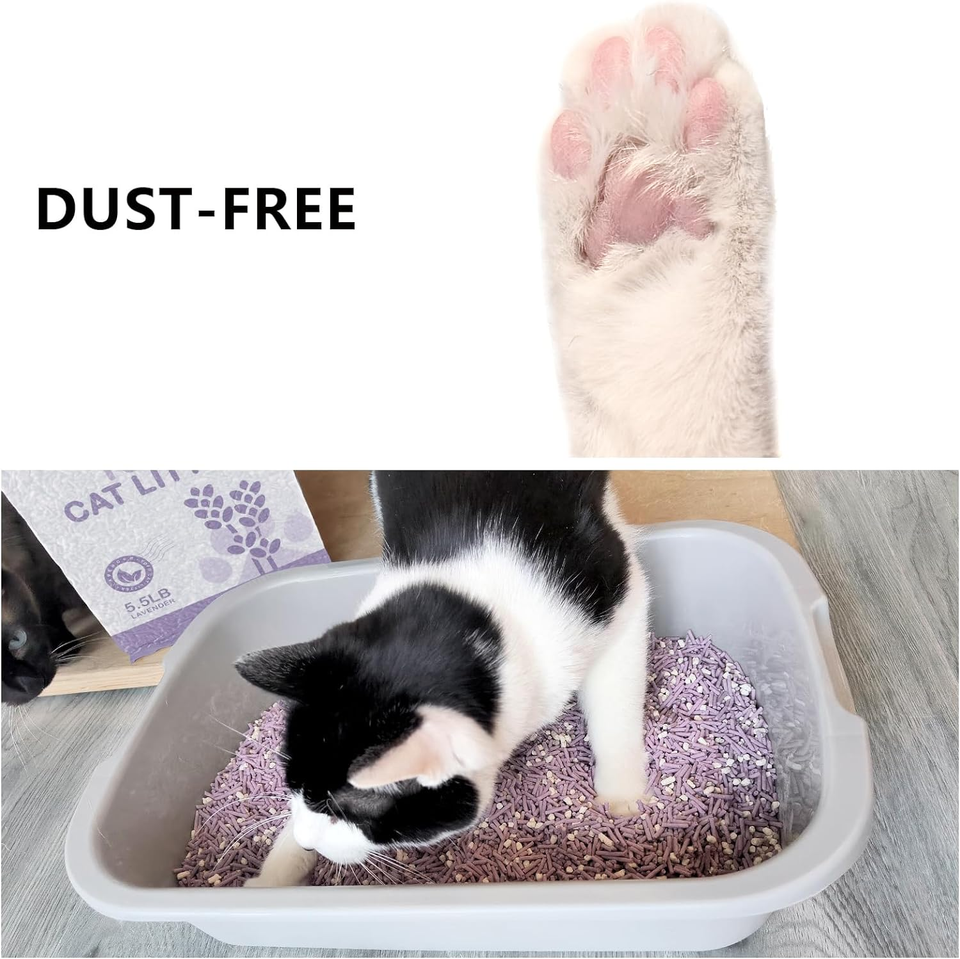 Tofu Cat Litter, DustFree Kitty Litter, Fast Drying, Ultra Absorbent