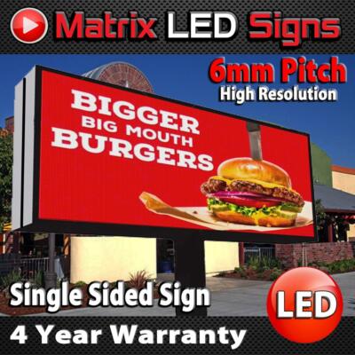 LED Sign Outdoor Full Color One Sided LED Programmable Message Digital Sign 6mm