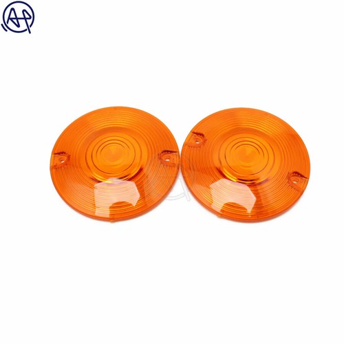 2pc Turn Signal Lens Covering para Harley 86-14 Electra Glides Road King Heritage - Imagen 4 de 9