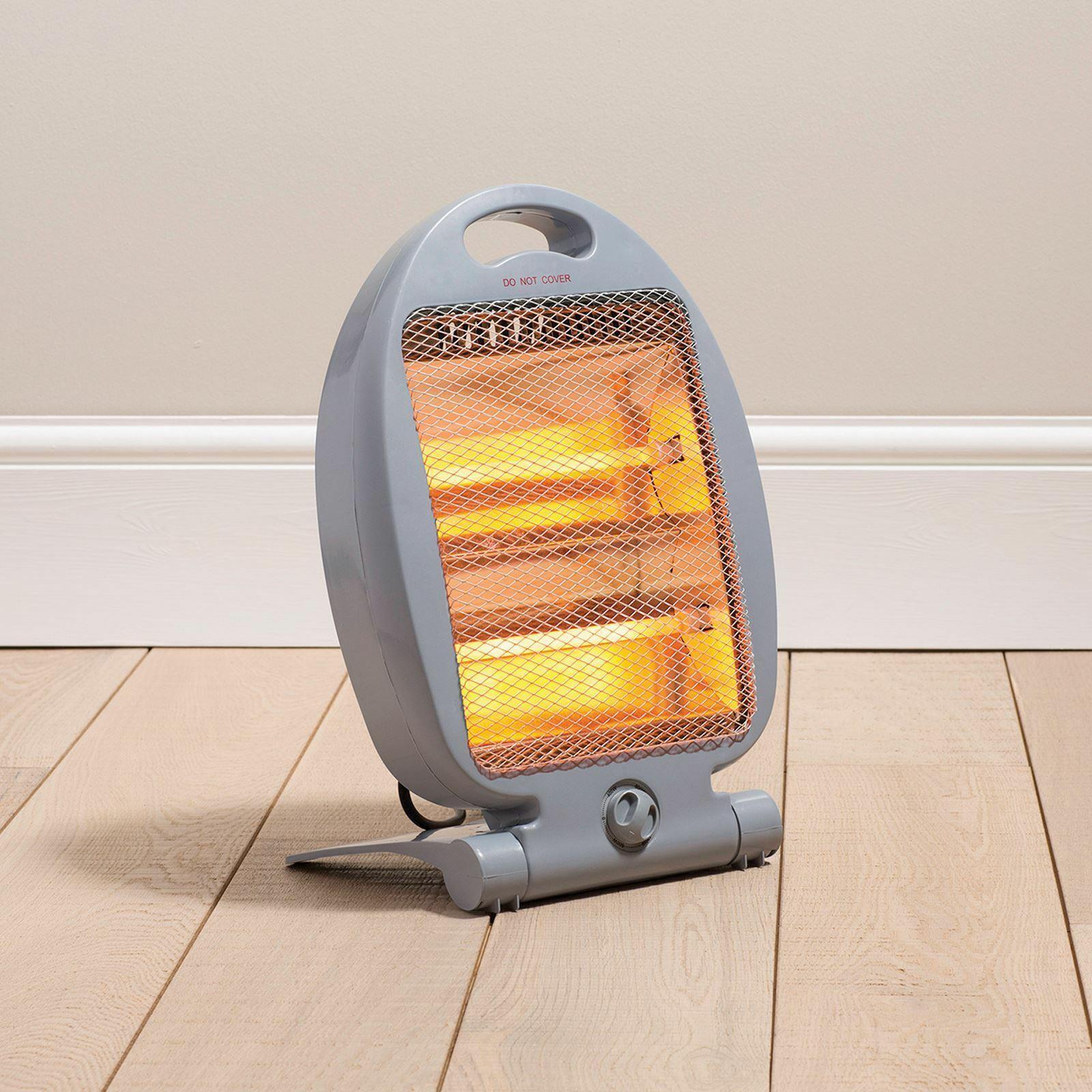 Electric Halogen Quartz Free Standing Instant Heater Small Portable Home  Office | eBay