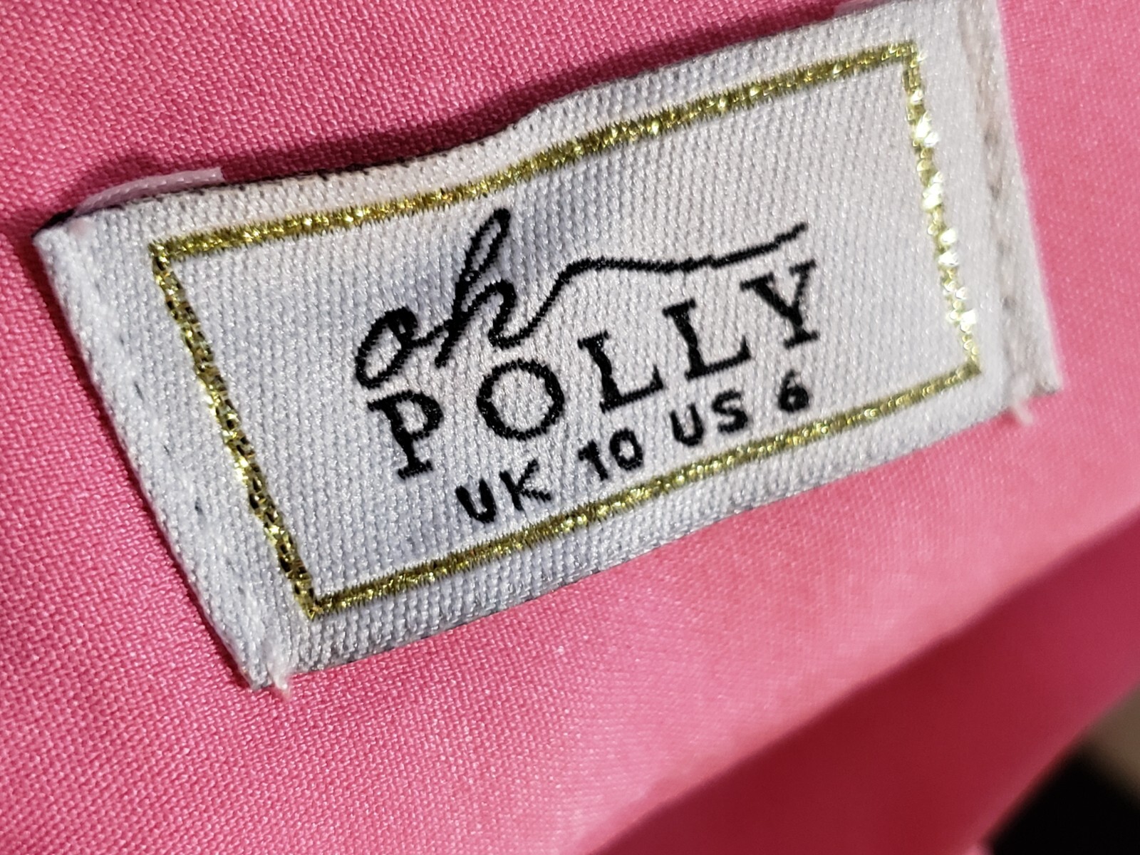 Oh Polly Women's Pink Solid Polyester Pull On Bel… - image 7