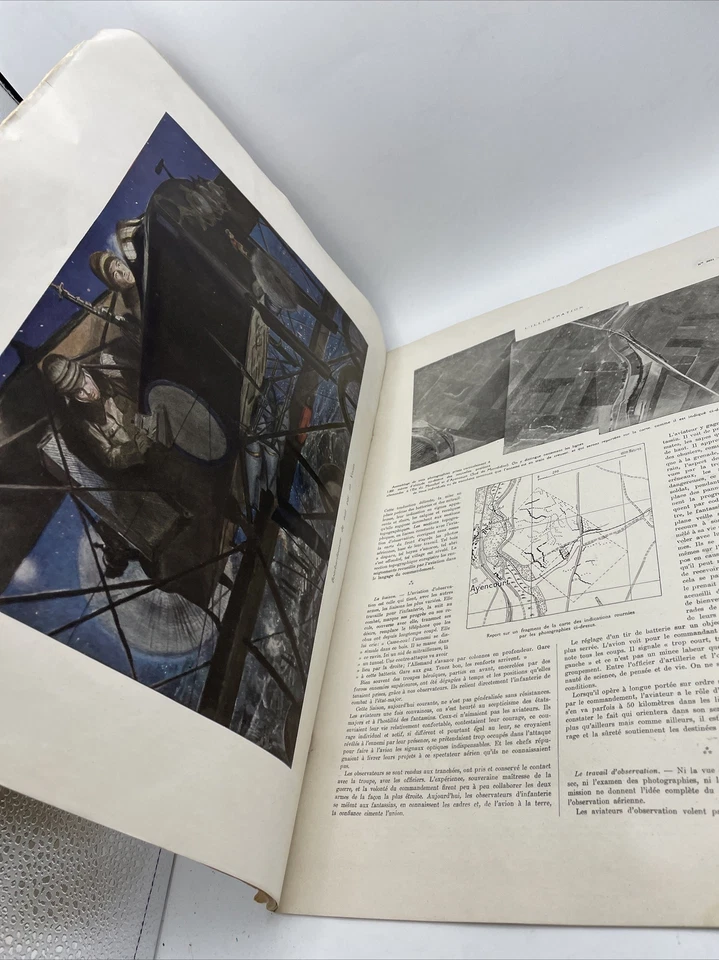 L'illustration Journal universel WWI World War 1 Aviation Cover Magazine Vintage Foto 2 de 4