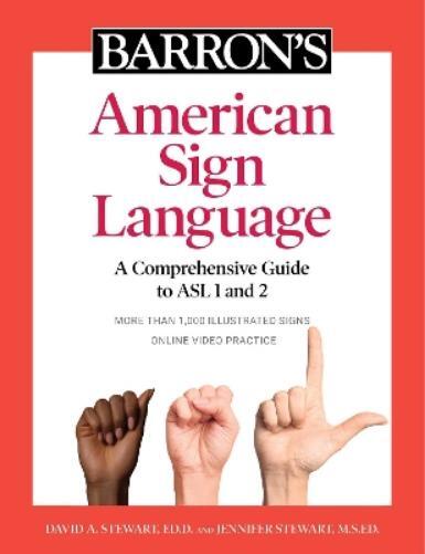 Jennifer Stewart David A. Stewart Barron's American Sign Language (Tascabile)