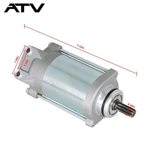 Motor de arranque para Arctic Cat 0825-015 1000 merodeador XTZ Thunder Cat - Imagen 2 de 9
