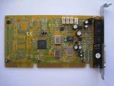 RARE Yamaha YMF718-S 16-bit OPL ISA Sound Card for Retro 386 486 PC