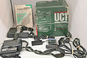 Canon UC1 8mm Video Camcorder With Many Accessories Manual and Box | eBay