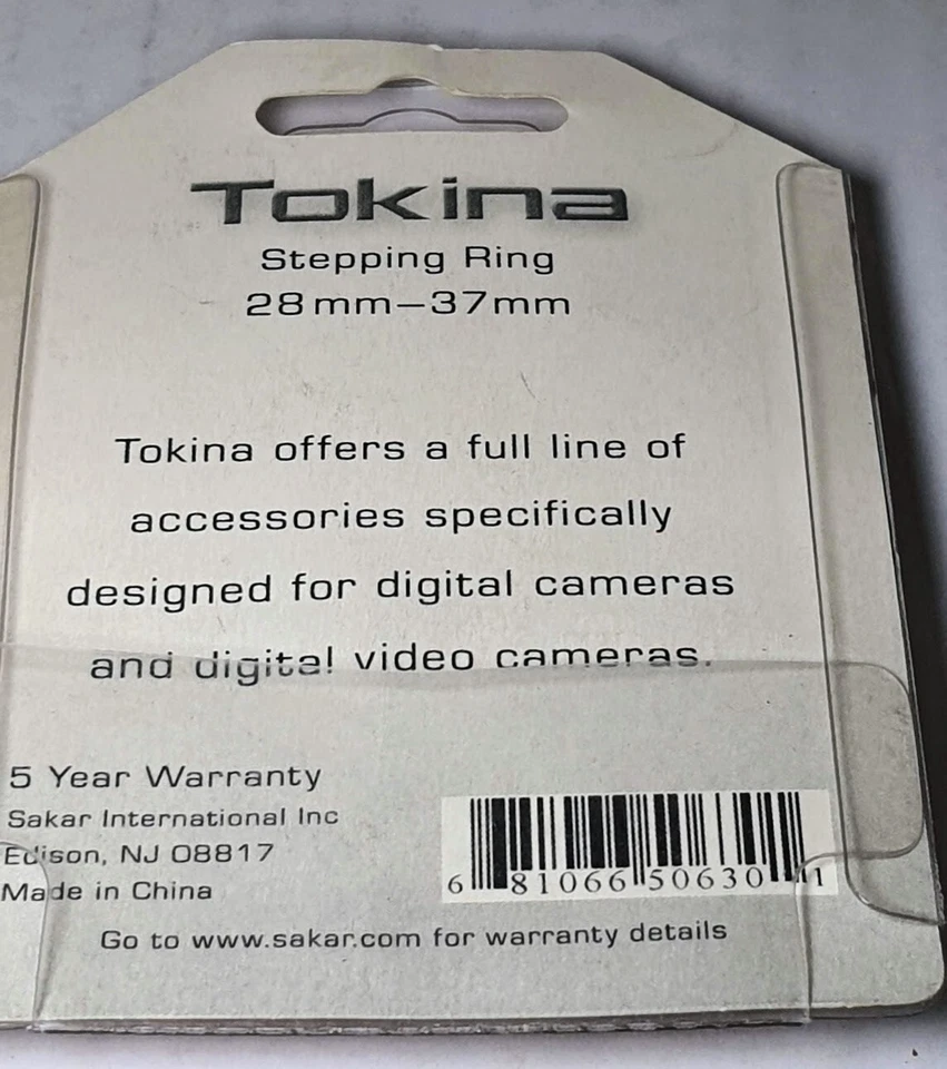 28-37mm Metal Step Up Lens Filter Converter Adapter Ring 28mm-37mm  28-37 Tokina - Image 4 of 4