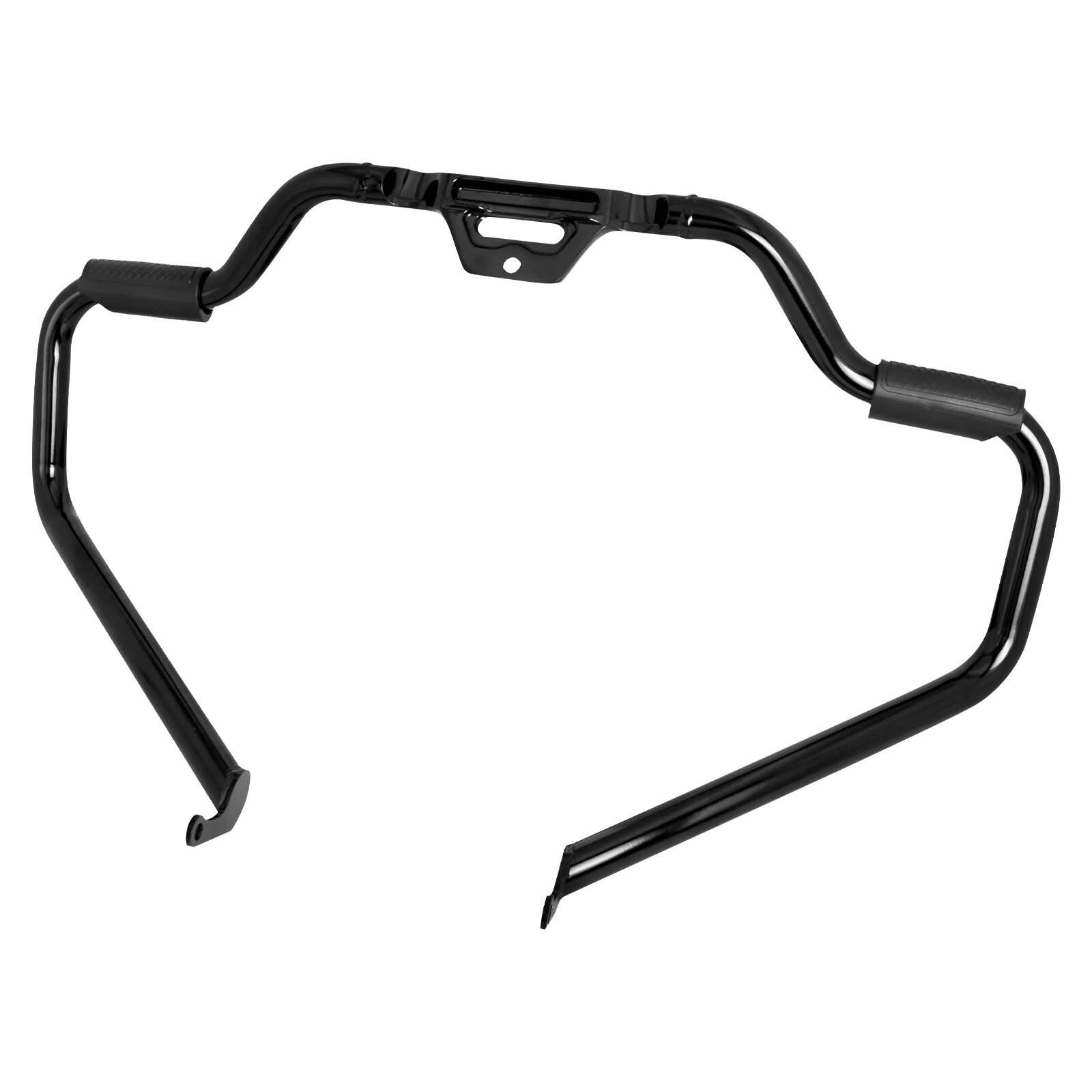 Black Mustache Engine Highway Guard Bar Fit For Harley Softail Fat Boy 2018-2024