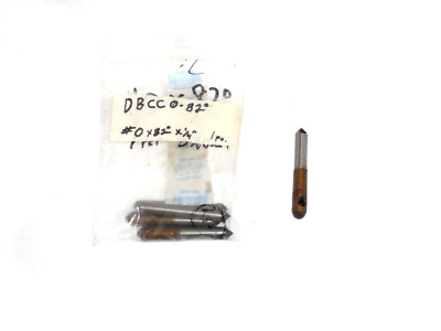 DBCC082) Japan, Dbl.End, Countersink, #0-82Deg.,x 1/4''Dia.Shnk., 1pc.