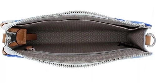 Brighton CRUZ Chain Nautical Leather Pouch Purse E5339N List $195 NWT - Picture 4 of 4