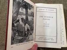📘 Pickwick Papers – Charles Dickens | Faux Leather Collins Ed | Free UK Post 📮