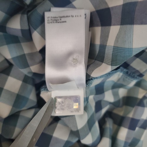 The North Face Short Sleeve Green Plaid Check Pocket Nylon Shirt Mens 2XL Camp - Picture 9 of 10