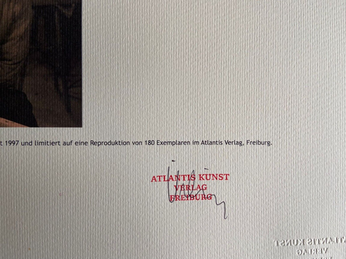 David Hockney Lithographie COA Originale Signée 180 Ex Numérotée Limitée - Zdjęcie 12 z 12