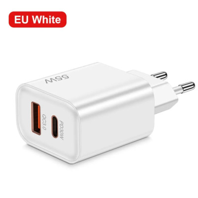 55w USB-Ladegerät Typ C Schnell ladung für iPhone Samsung Xiaomi Huawei USB C