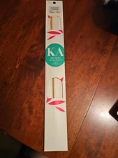 KA High Quality Bamboo Hook Needles US G 12" 4.25mm 30cm