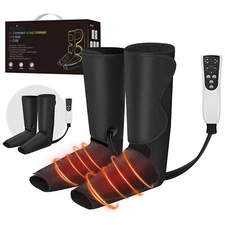 Leg Massager with Heat and Air Compression For Circulation Foot and Leg Massager