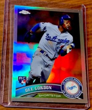 Dee Strange-Gordon 2011 Topps Chrome REFRACTOR RC # 212 Washington Nationals