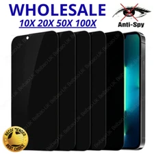 Wholesale For iPhone 15 14 12 11 Pro Max Tempered Glass Privacy Screen Protector