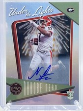 2022 Panini Legacy Under the Lights Nakobe Dean Rookie Auto Holo Eagles RC