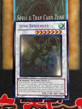 Yugioh Junk Berserker EXVC-EN037 Ghost Rare 1st Edition LP