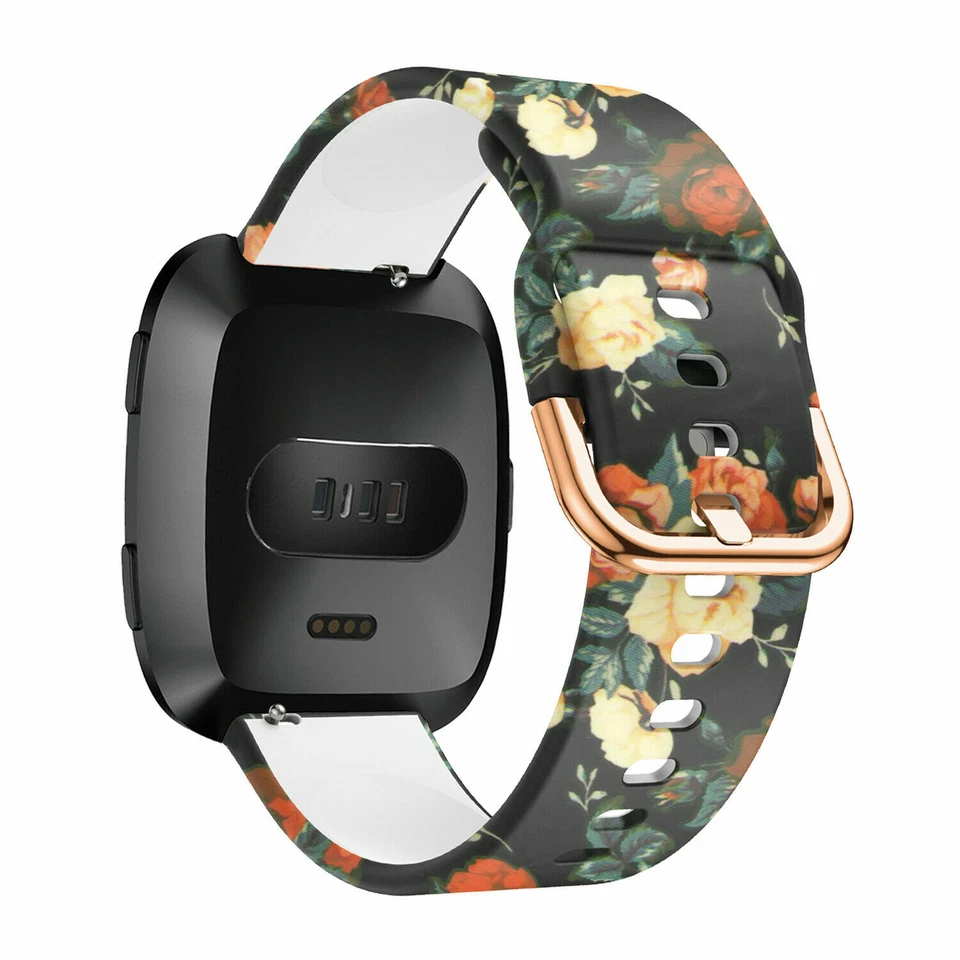 Pulseira de borracha para Fitbit Versa 1/2/Lite pulseira de substituição - Imagem 2 de 4