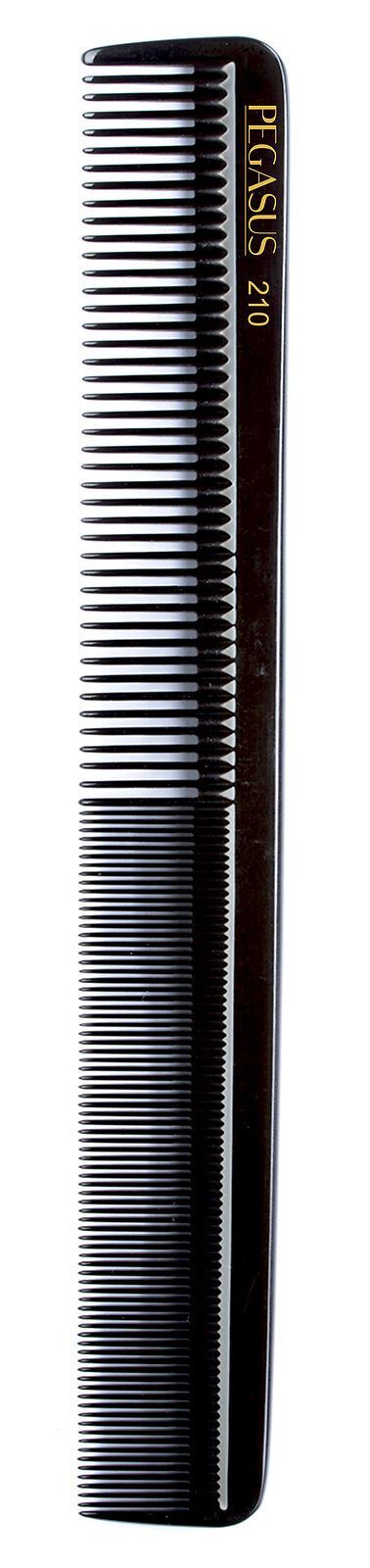 Pegasus 210/42 Military Comb All Purpose Hairdresser Barber Styling Carbon Black