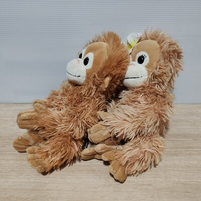 Baby Coco & Natsu Orangutan Monkey Plush Doll Set of 2 Nakajima