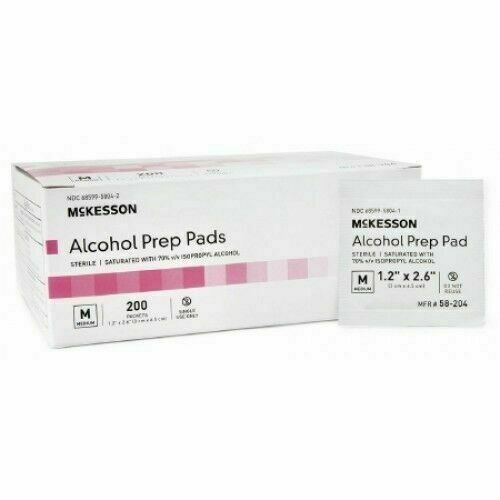McKesson 1.2 X 2 - 3/5 inch Sterile 70% Isopropyl Alcohol Prep Pad - Picture 1 of 1