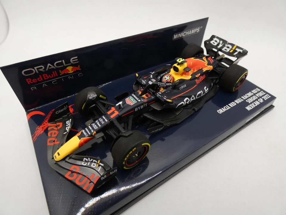 Oracle Rosso Bull Corsa RB18 Sergio Perez #11 Messicano Gp 2022 MINICHAMPS 1/43 - Immagine 2 di 3