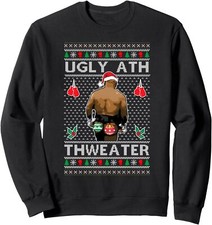 Ugly Ath Merry Christmas Ugly Funnny Design Unisex Crewneck Sweatshirt