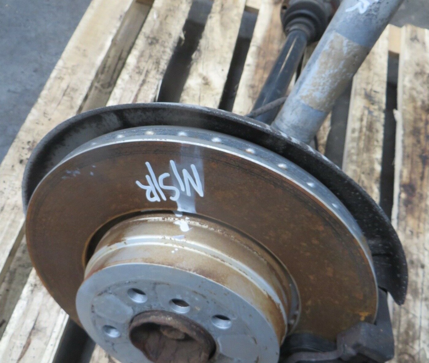 BMW E65 730D 2007 Complete Rear Left Suspension Leg with Driveshaft