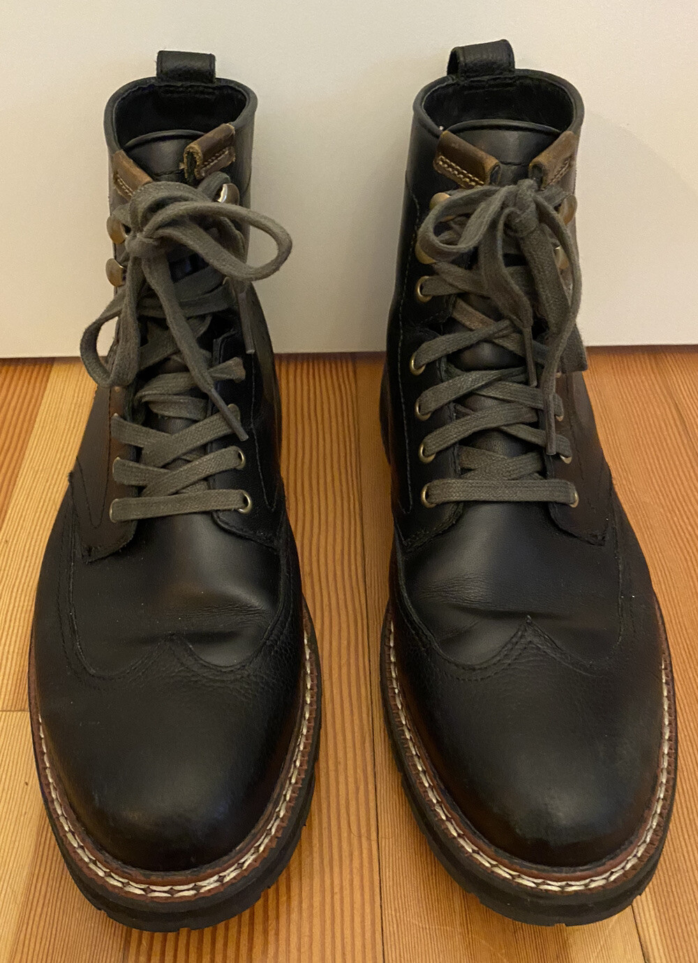 Timberland Sensorflex Wingtip Leather Waterproof Boots Mens