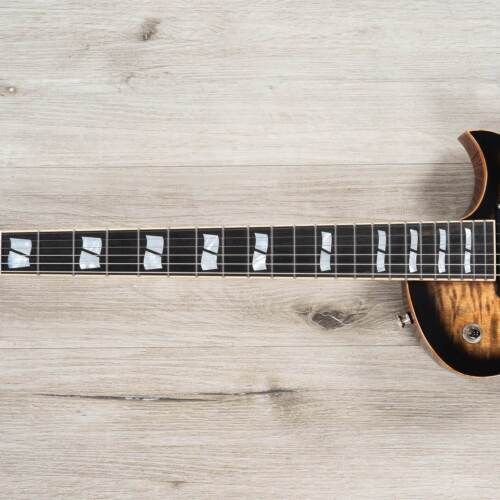 ESP USA Eclipse Guitar, Alnico II Pro Pickups, See Thru Black Sunburst Quilt - Picture 7 of 12