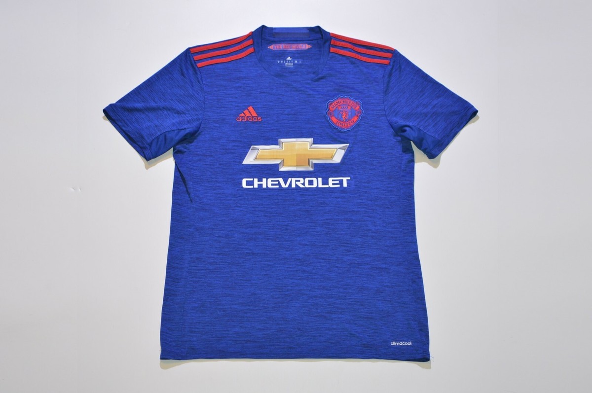 Adidas Manchester United 2016/17 Away SS Fooball Jersey Shirt