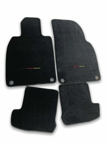 Fußmatten Für Porsche 911 992 2018-2021 DE Schwarz Teppiche Set Mit AutoWin - Bild 5 von 11