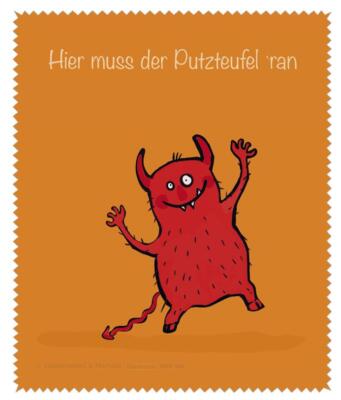Hochwertiges Rannenberg & Friends Microfasertuch / Brillenputztuch ''Putzteufel''