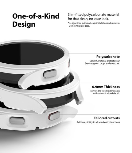 Funda protectora para PC Ringke [delgada] para Samsung Galaxy Watch 4 40 mm 44 mm | - Imagen 116 de 155