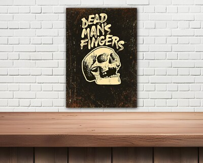 Dead Man's Fingers Spiced Rum, Blechschild, Männerhöhle, Bierhütte, Hausbar, Geschenke