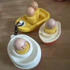 Vintage Fisher Price Little People Jumbo Tug Boat Chunky  Bath Toy