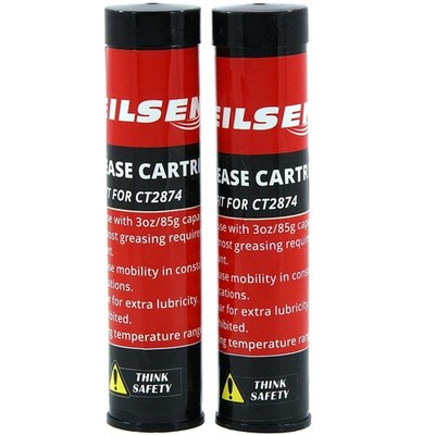 2 X 3OZ FETTKARTUSCHE FETTPRESSE PATRONEN FÜR PISTOLENGRIFF FETTPRESSE