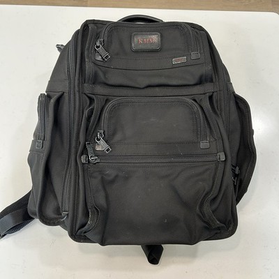 TUMI Alpha T-Pass 26578DH Brief Backpack Black Carry On Travel Laptop Pocket