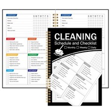 ADHD Cleaning Planner, Cleaning Schedule and Checklist, Undated Daily and Weekly