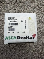 ASCO RedHat 8263H206LT Solenoid Valve 120V 3/8 in. 2-Way Normally Closed NEW